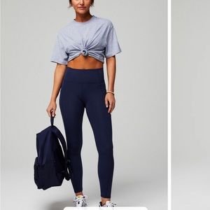 Oasis PureLuxe high-waisted 7/8 leggings in black - Fabletics